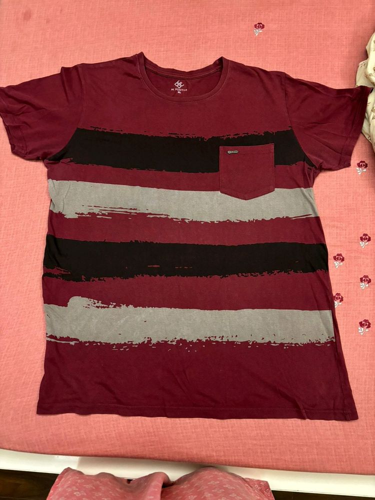 Maroon Mens T Shirt