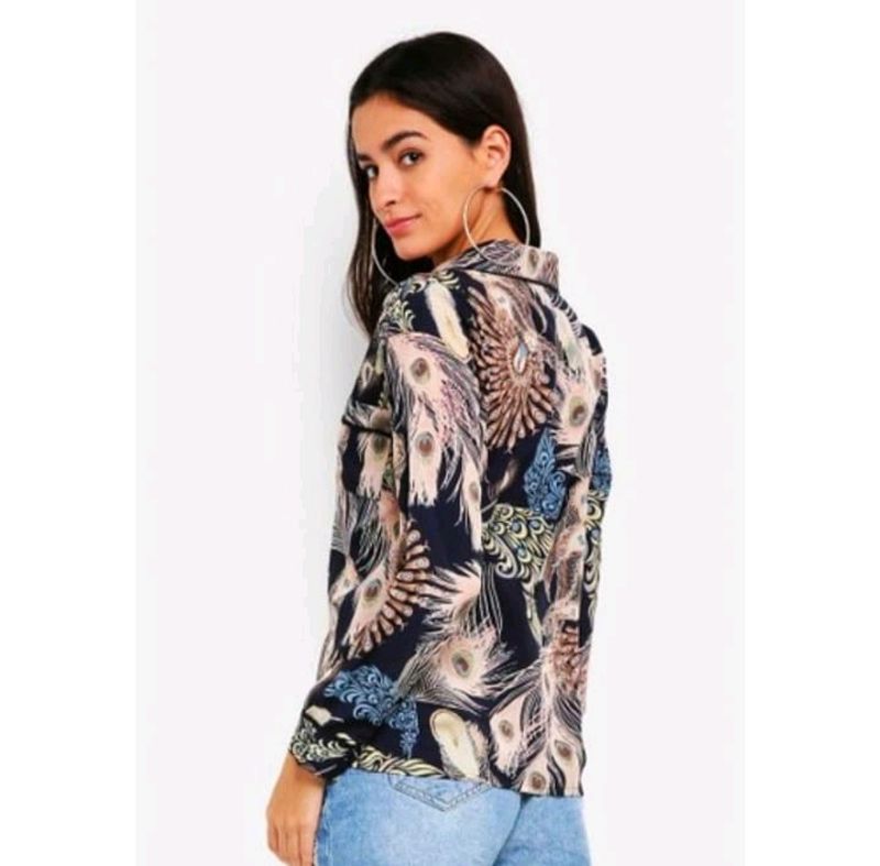 New Aesthetic Feather Blouse