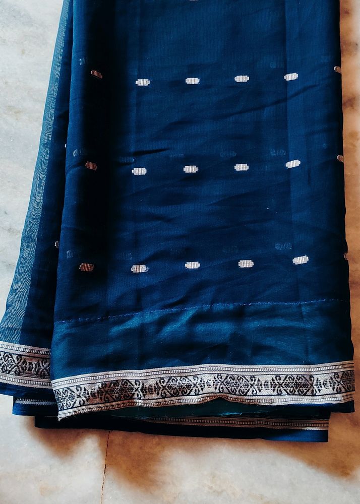 Navy Blue Saree