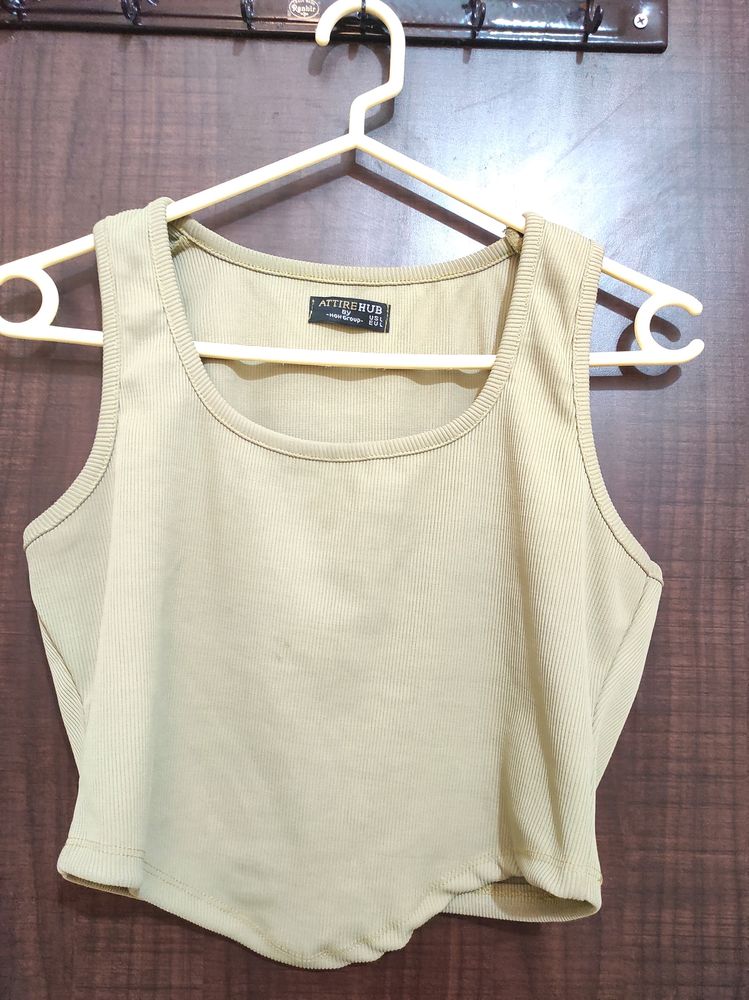 ARMY COLOR TANK TOP