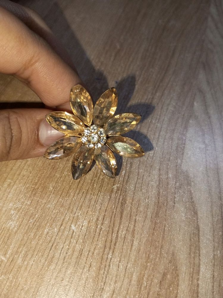 Golden Flower Ring