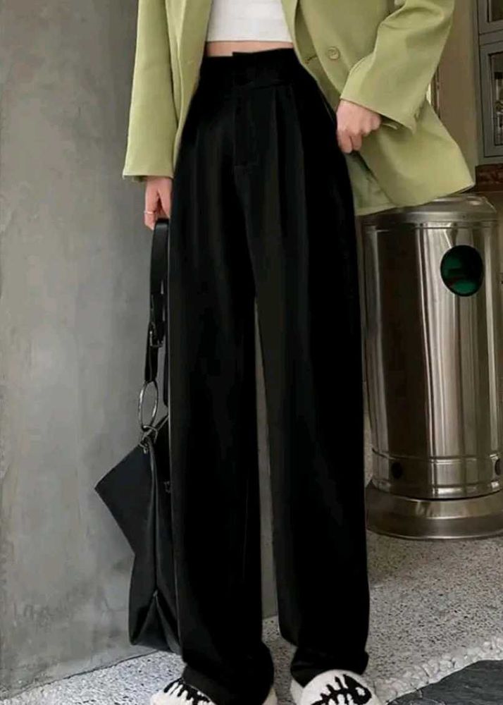 korean wide leg trouser