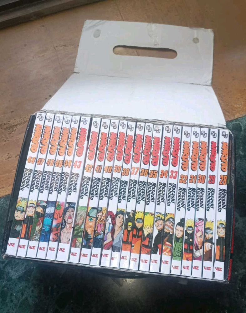 Naruto Volume 28-48 Manga Box Set