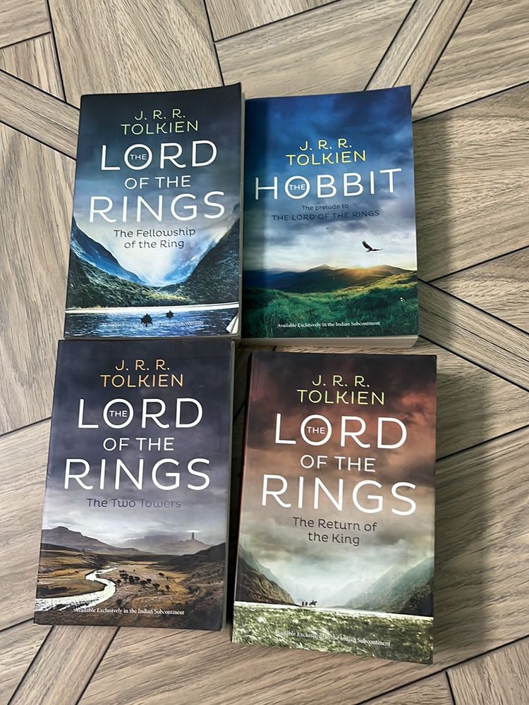 Lord Of The Rings 4 Book Set