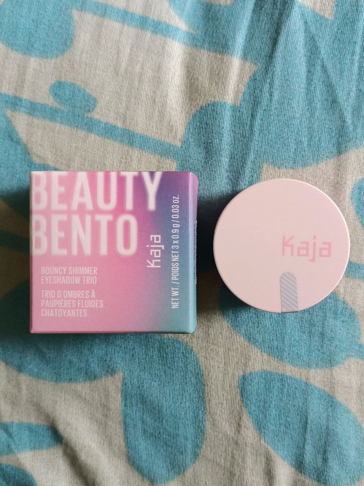 Kaja Beauty Bento Bouncy Shimmer Eyeshadow Trio