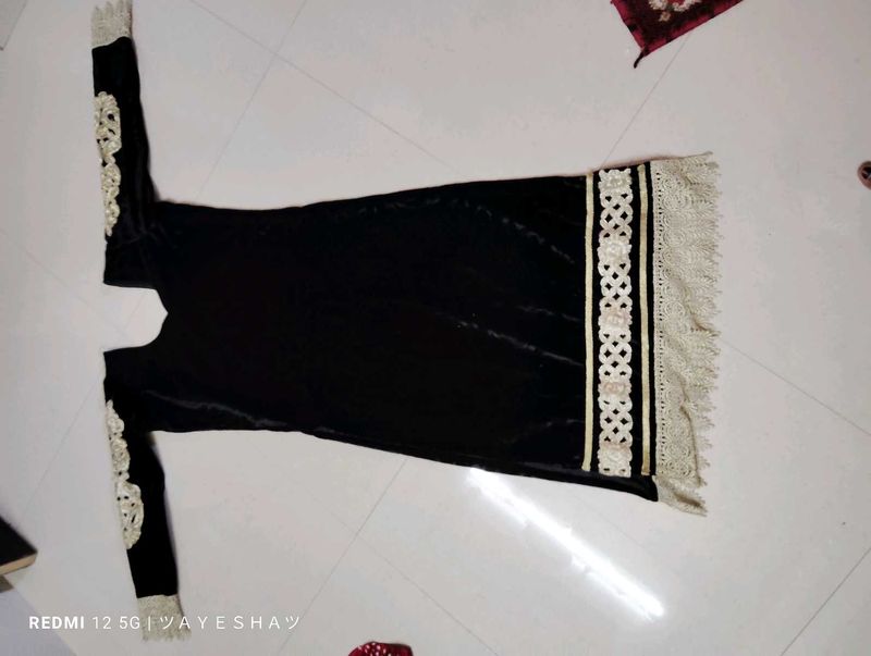 Velvet Heavy Kurti