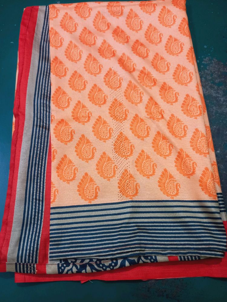 Orange Saree