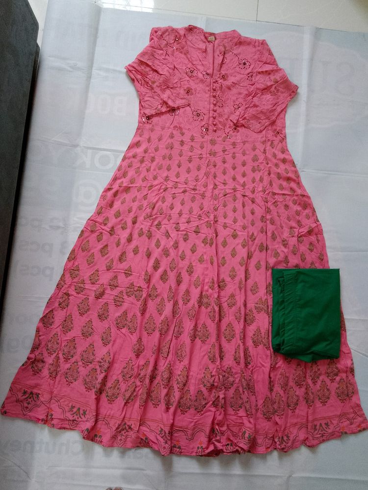 Anarkali Kurti Legins Set