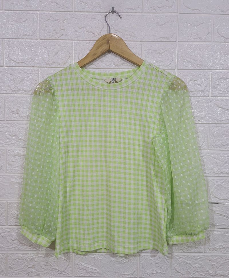 AND Green Top | Bust 36 | Length 21