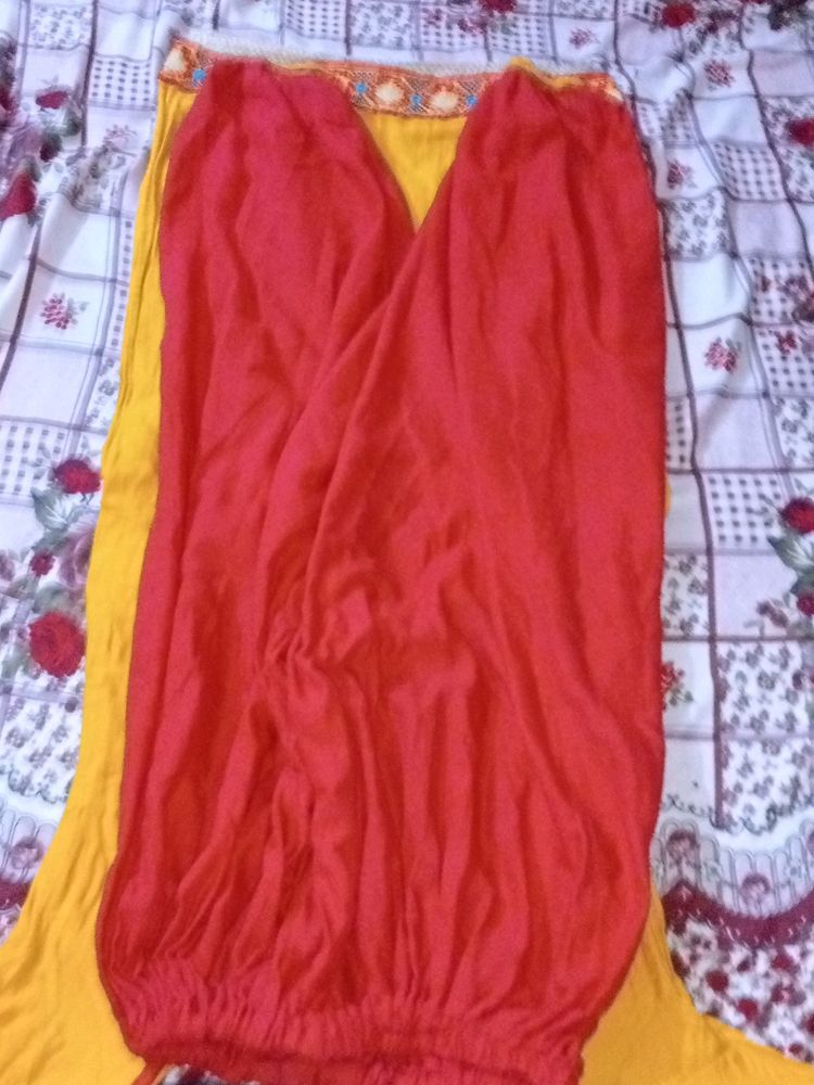 Cotton  Kurti With Affgani  Pant