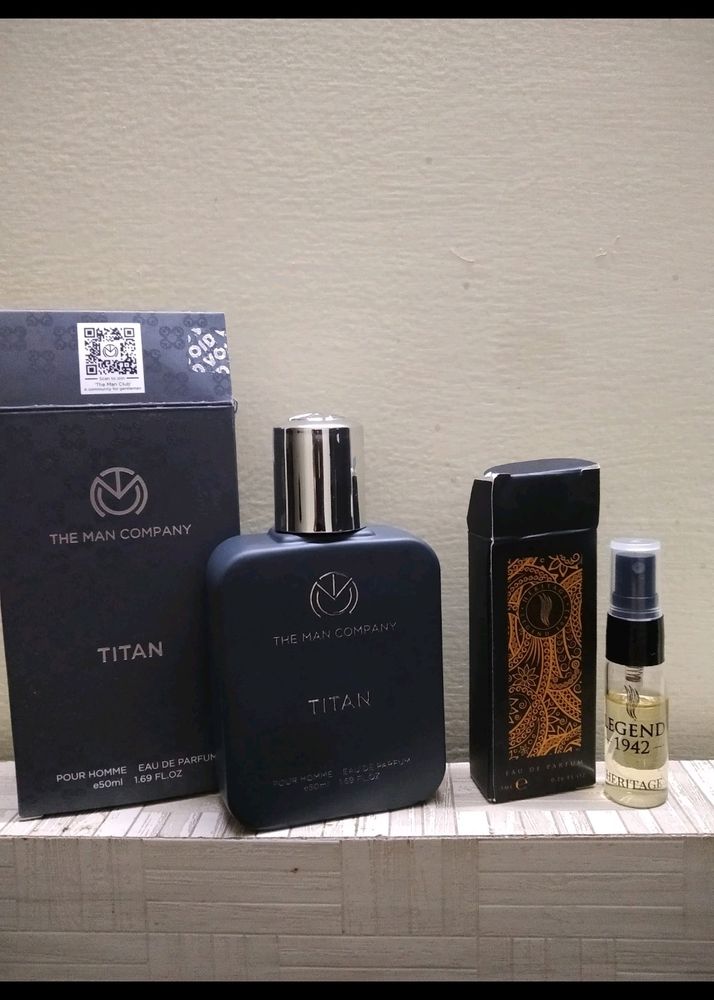 Titan And Heritage Perfume Combo