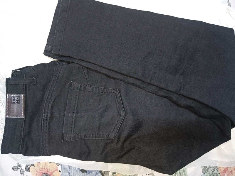 Dnmx Black Jeans Slim Fit