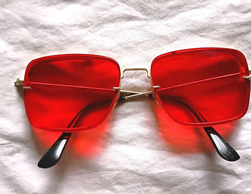 Red Glass Goggles