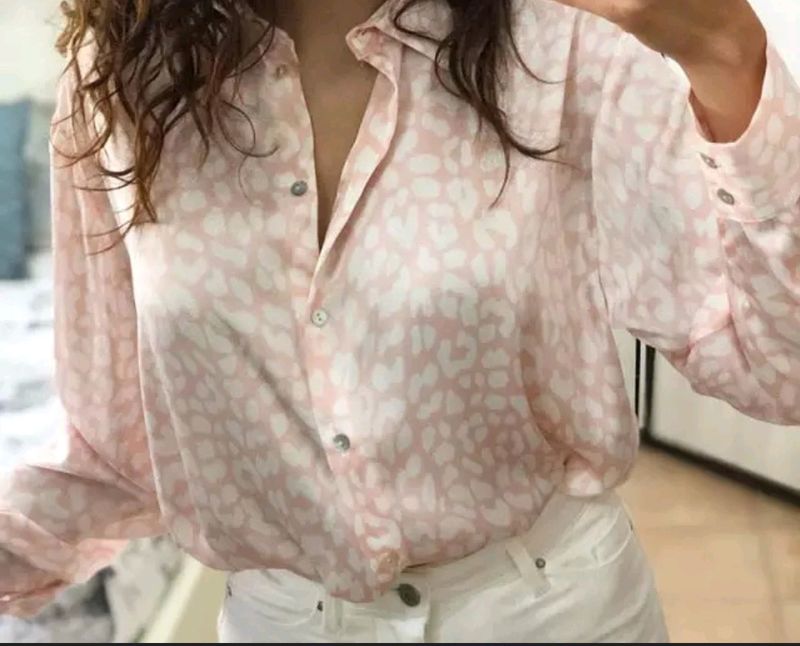 SATIN PRINTED SHIRT