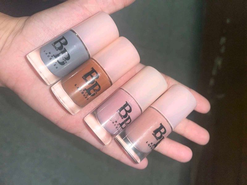 4 Pcs Of Nails Paint