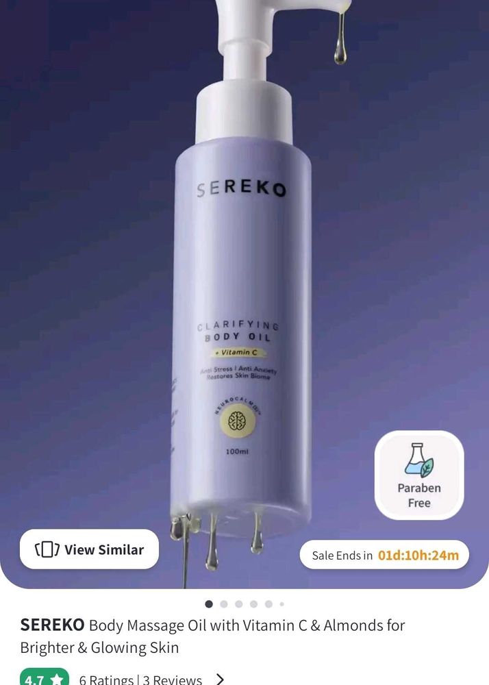 Sereko Clarifying Body Oil