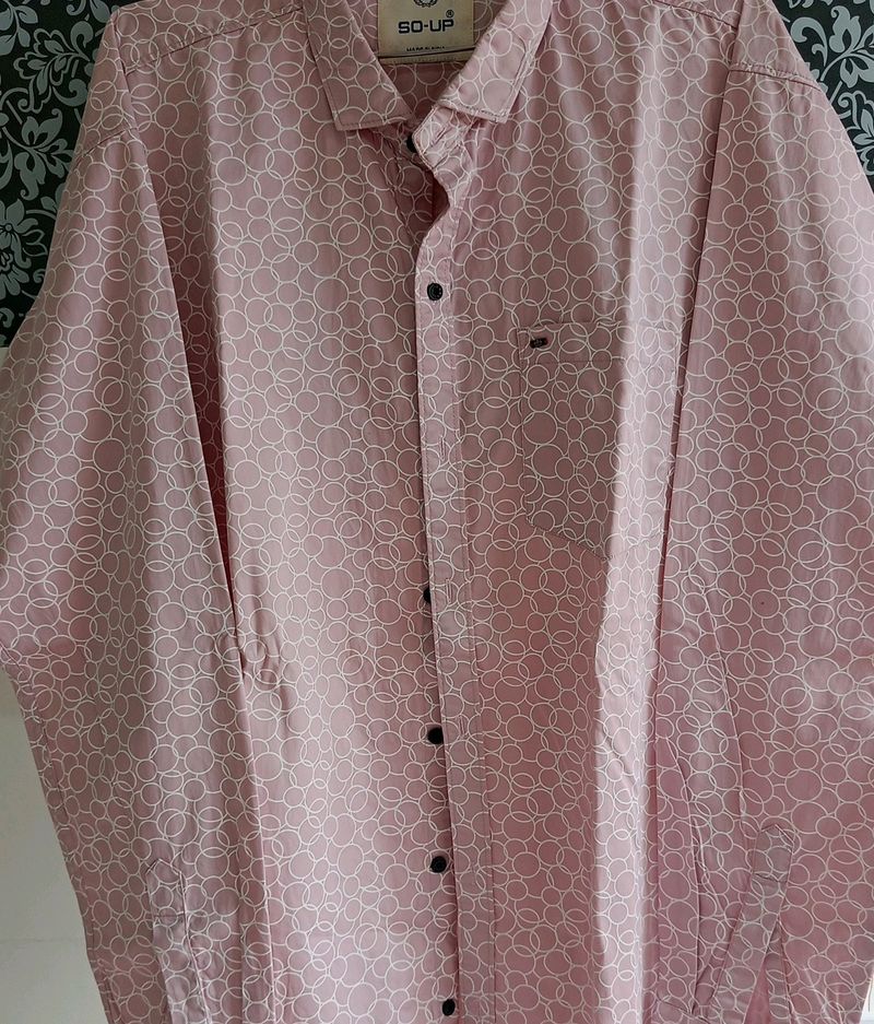 Mens Pink American Fit Shirt