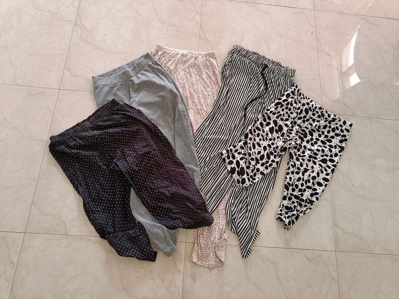 Combo Of 5 Home wear Pants