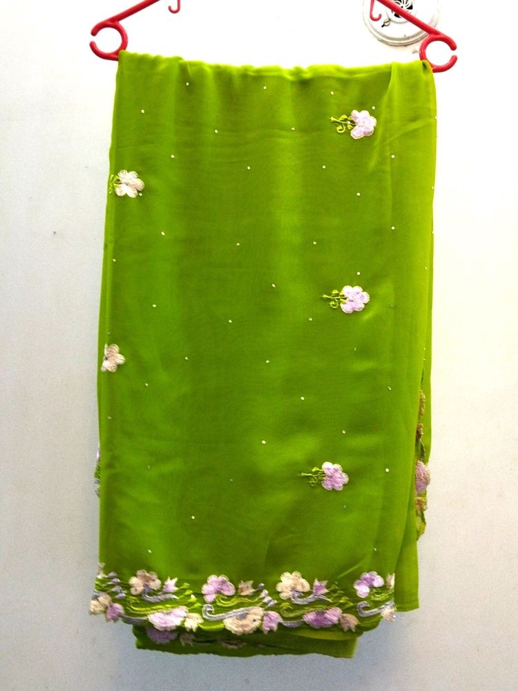 Green Saree