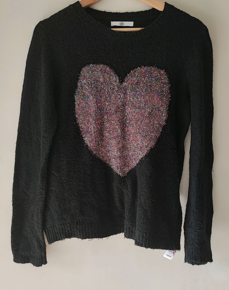 M&S Heart Pullover Size 36