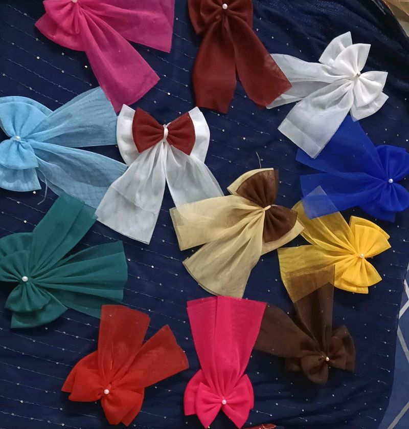 Hair Bow Clip || Many Colour Available