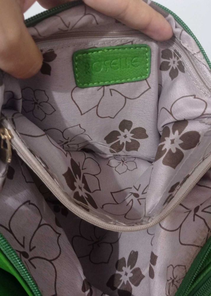 Green Hand Bag