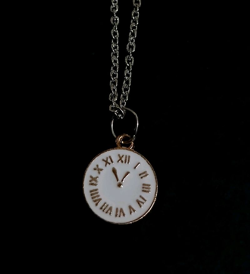 Clock Charm Pendent