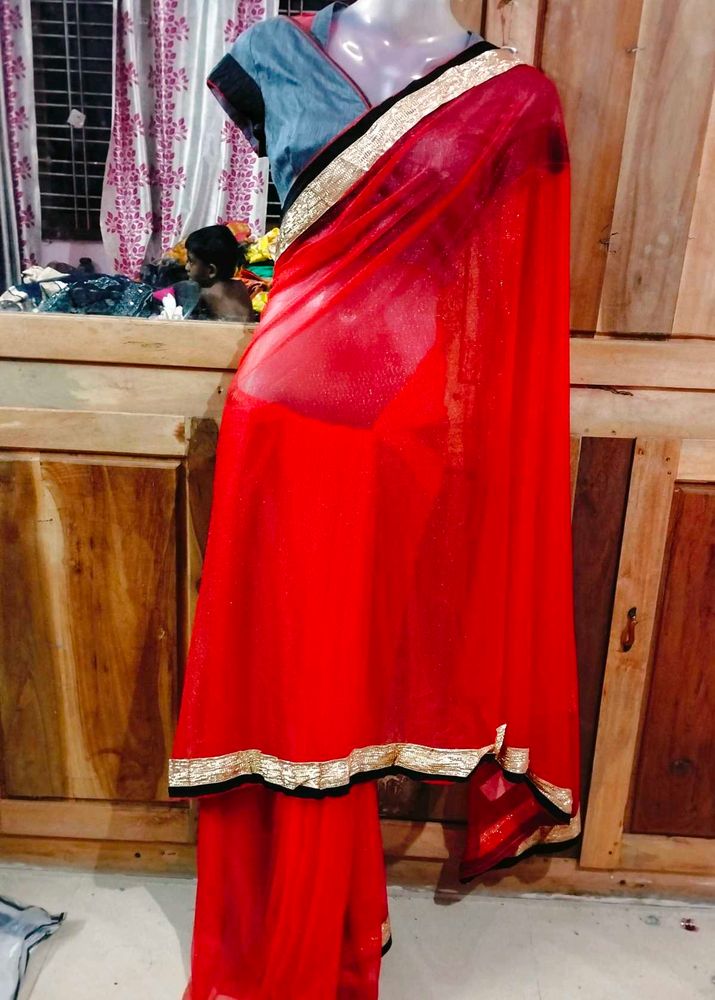 Beautiful 😍❤️ Saree With Blouse