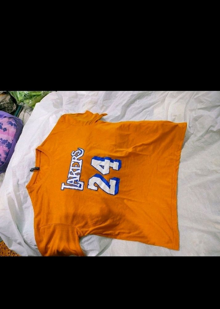 Oversized Tee Shirt, Lakers Print
