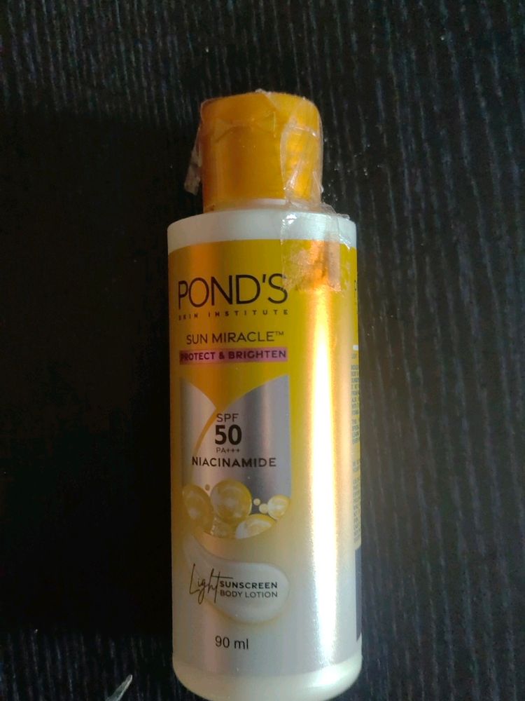 Ponds Spf50 Niancinamde Sunscreen Body Lotion