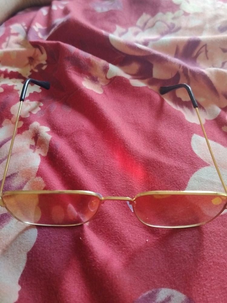 Light Orange Colour Sunglasses One Time Used