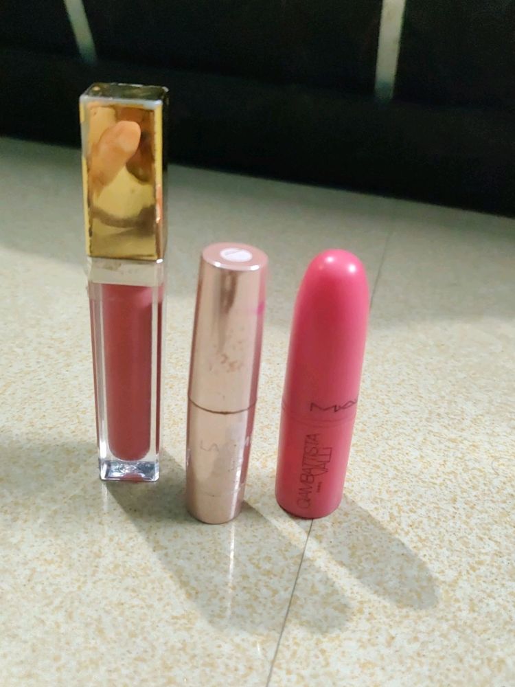 Lakme ,Mac & Lip Gloss Stick