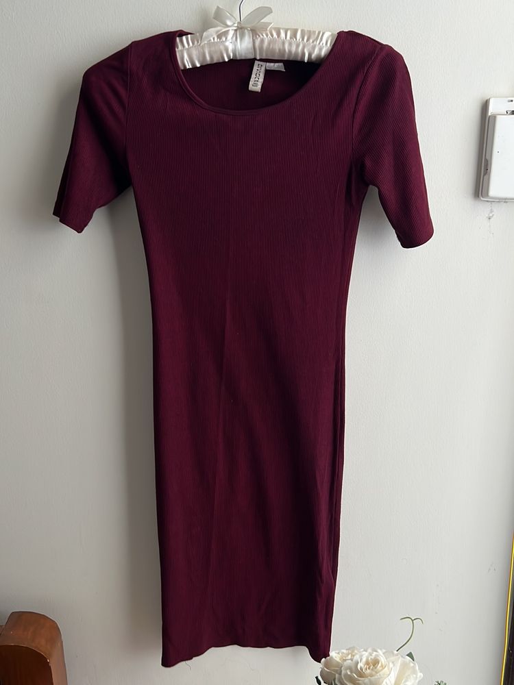 Maroon H&M Dress