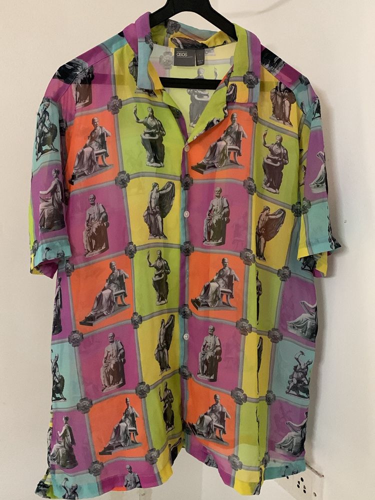 Multicolour Aesthetic Printed Shirt