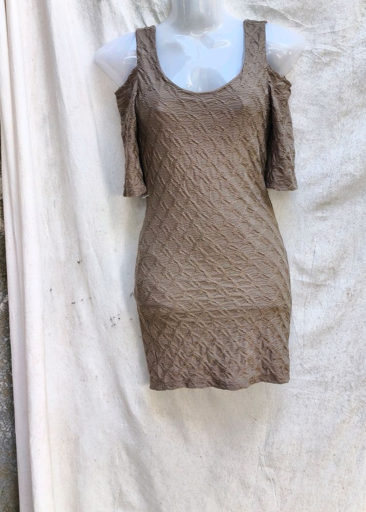 SEXIEST DARK KHAKI COLOUR BODYCON