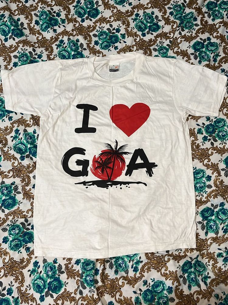 I Love GOA T-SHIRT For Daily Wear