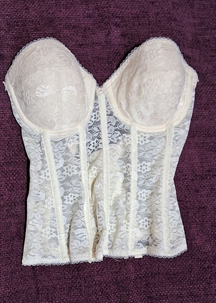 White Lace Corset