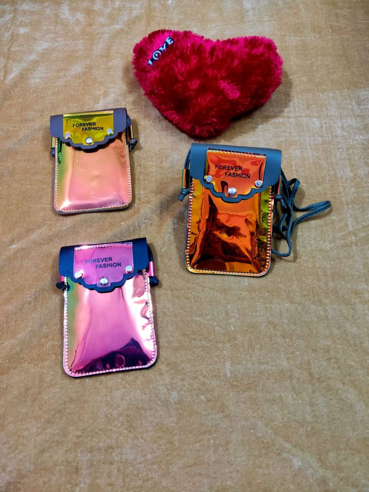 Brand New Holographic mobile Sling Bags