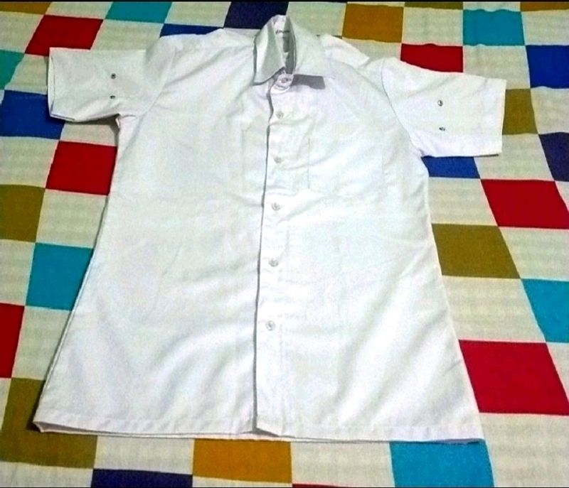 IT IS A NEW WHITE SHIRT.....