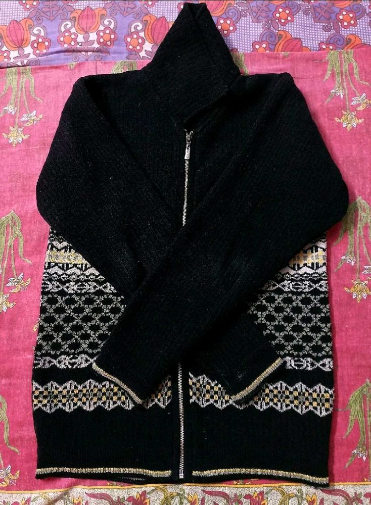 Black Woolen Sweater