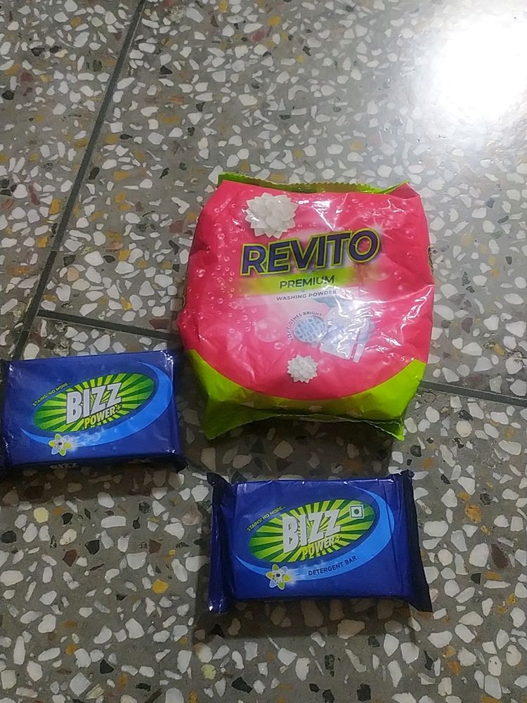 Revito  Premium Washing Powder Bizz Power Detergent Bar