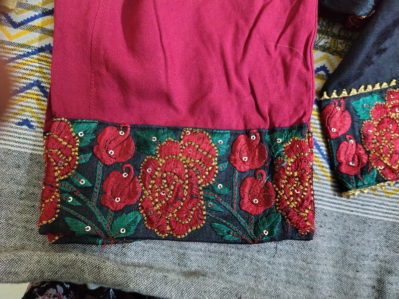 Red Rose Suit Set