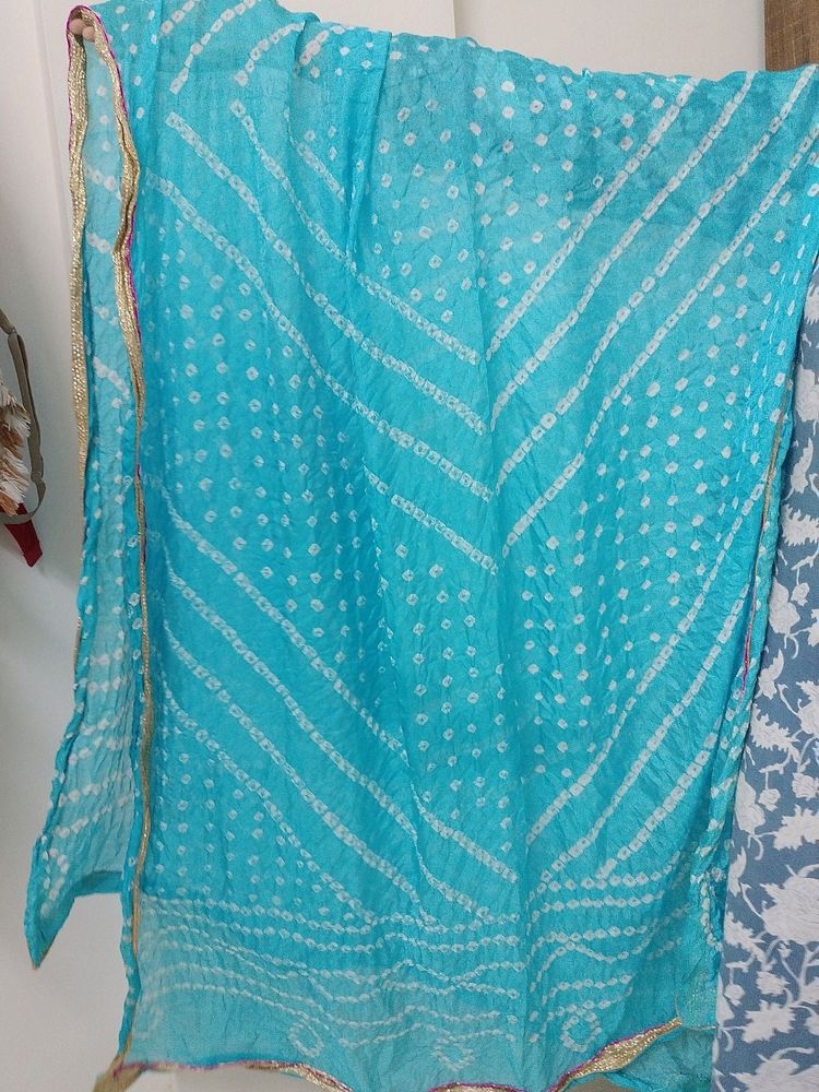 Blue Dupatta For Occasions