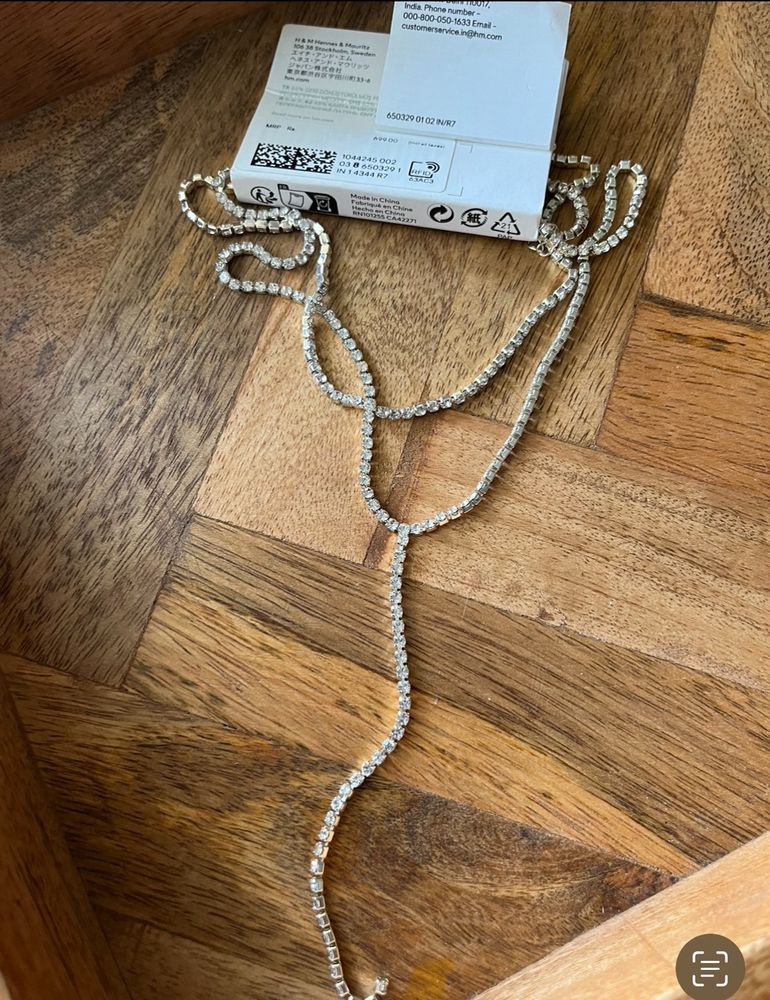 H&M Rhinestone Chain