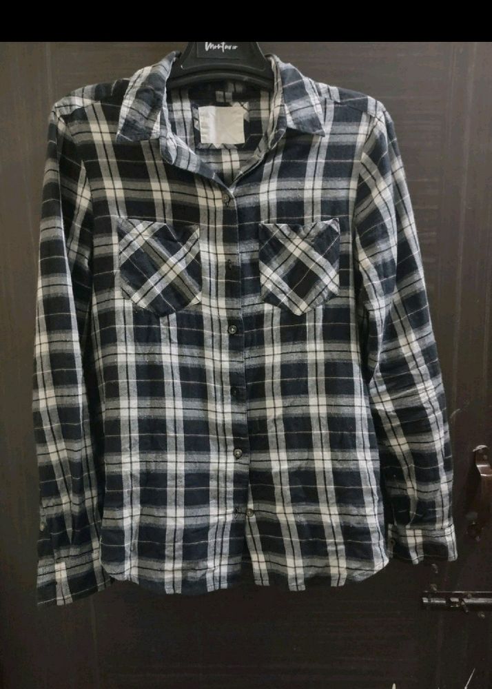 Black & White Check Shirt