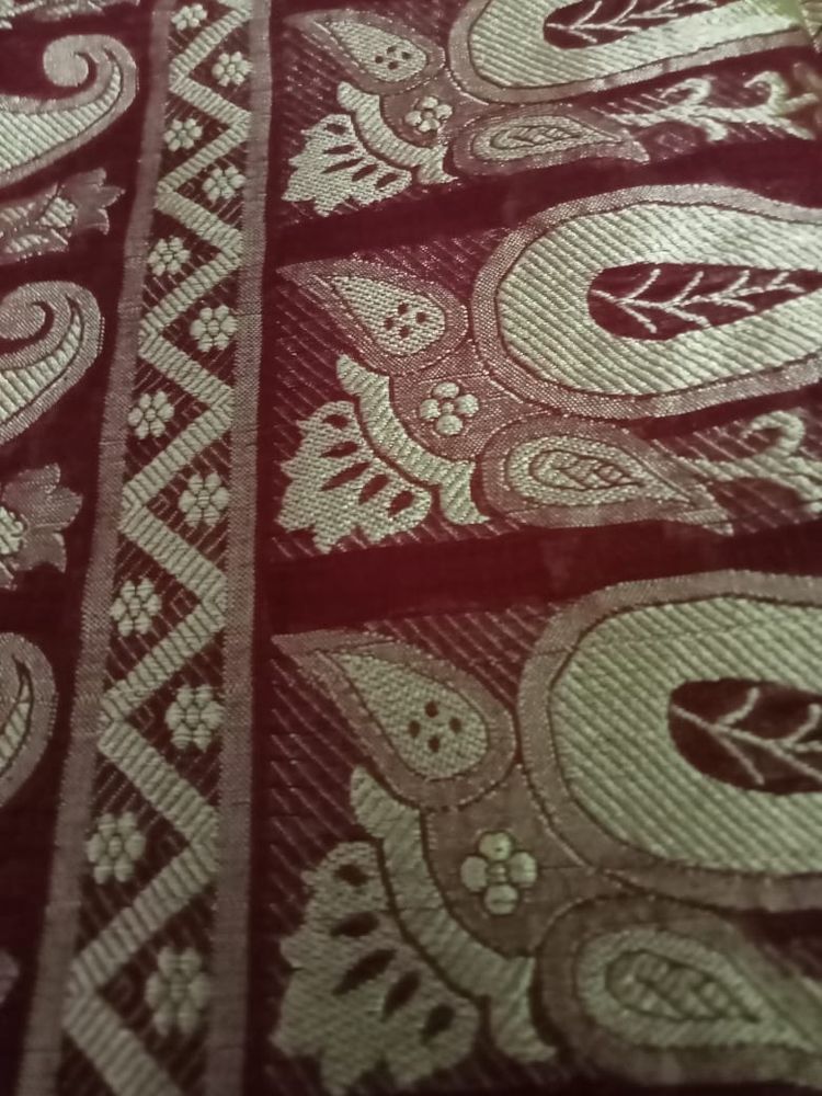 Cotton Saree Maroon