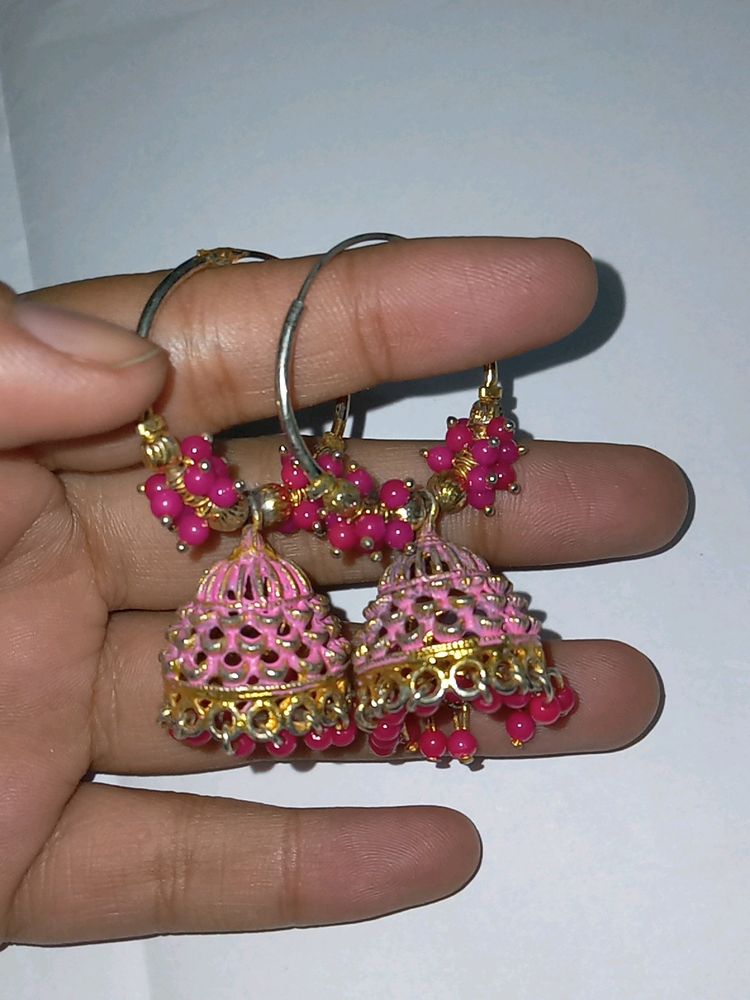 Combo of Earing And Key Chain