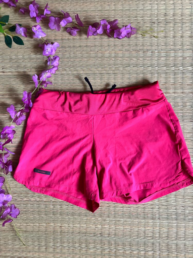 Women Run Quick Dry Shorts Pink