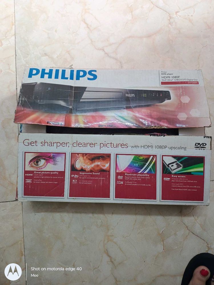 On Sale Brand New Philips Dvd, Usb Player