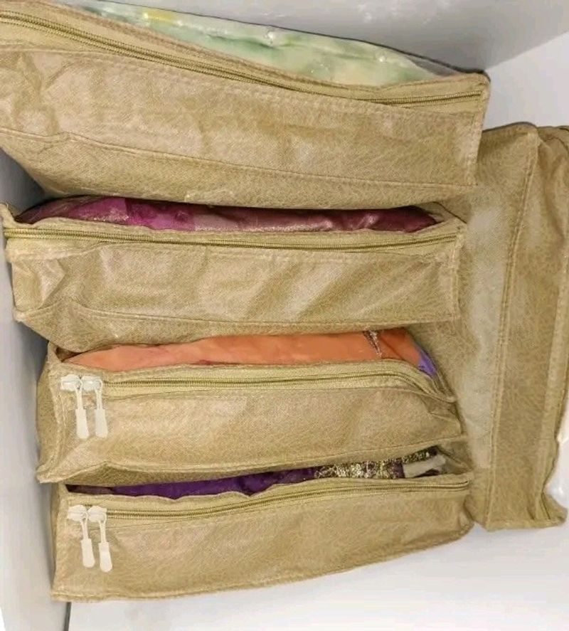 Pack Of 4 Saree Bags